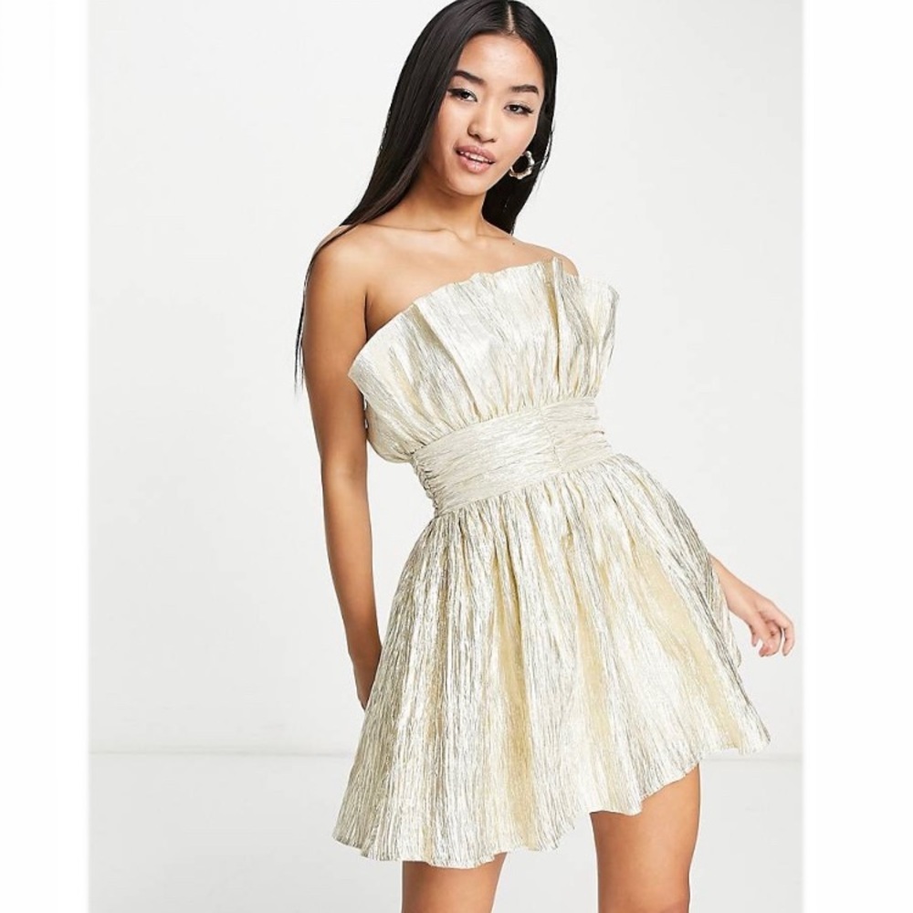 Collective the Label exclusive champagne dress size 12